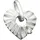 GALLAY Herzanhänger Silber 925