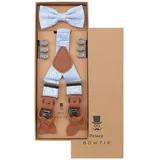 Prince Bowtie Hosenträger blau