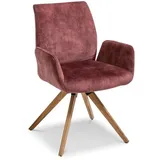 Stuhl Kapstadt Stoff Wine Red