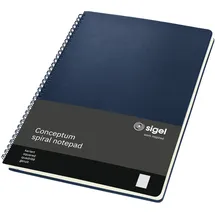 Sigel Spiralblock Conceptum A4 kariert Dunkelblau