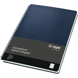 Sigel Spiralblock Conceptum A4 kariert Dunkelblau