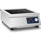 Royal Catering Induktionsplatte Induktionskocher Kochplatte, Silber