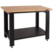 Baumarktplus Werkbank Profiline XL freistehend 110 x 69 cm 600 kg robust Stahl Holz Werkstatttisch Schranksystem