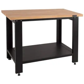 Baumarktplus Werkbank Profiline XL freistehend 110 x 69 cm 600 kg robust Stahl Holz Werkstatttisch Schranksystem