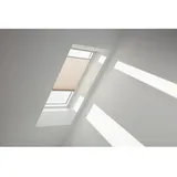 VELUX Plissee-Faltstore Leinen uni manuell FHL MK08 1275SWL