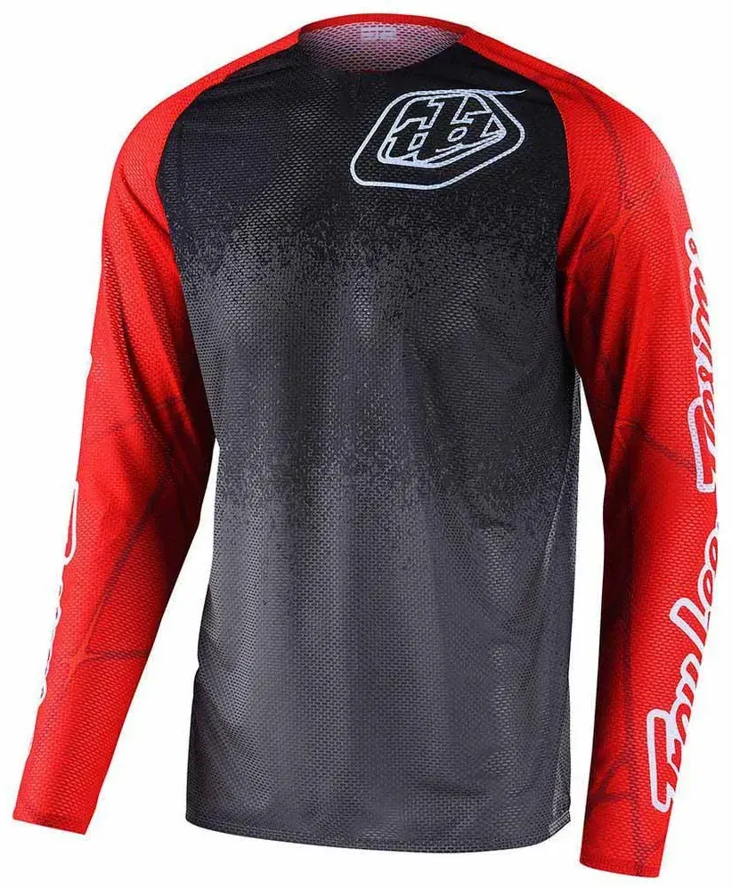 Troy Lee Designs Se Pro Air Webstar Langarm-trikot - Black / Gray - S