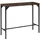 Tectake Bartisch Kerry 120 x 40 x 100,5 cm Dunkelbraun