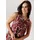 Aniston SELECTED Sommerkleid Blumen Braun/Weiß 44