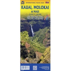Maui Kauai & Molokai  Karte (im Sinne von Landkarte)