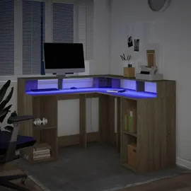 vidaXL Schreibtisch Sonoma Eiche braun