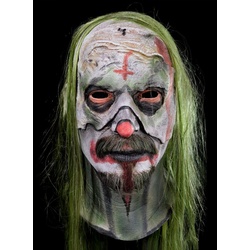 Trick or Treat Verkleidungsmaske Rob Zombie’s 31 Psycho, Horrorclown Maske aus der Schmiede von Rob Zombie weiß