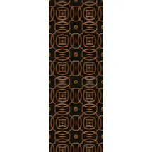 Queence Vinyltapete Aichakio 90x250 cm 0,9 kg Braun/Bronze