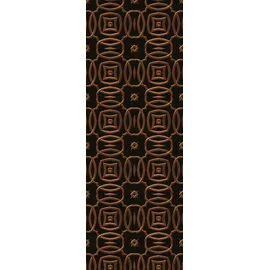 Queence Vinyltapete Aichakio 90x250 cm 0,9 kg Braun/Bronze