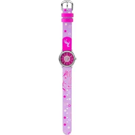 JACQUES FAREL HCC 312 0 mm Kunstleder rosa-pink Analog Quarz