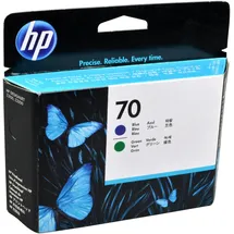 HP 70 blau + grün 