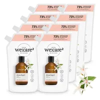 We:care2 8x Duschgel Nachfüllbeutel 500ml Jasmin/Grüner Tee - Nachhaltiger