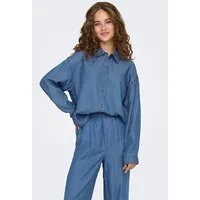 Only Bluse in Blau, - XS