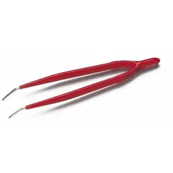Isolierte Pinzette gebogene, spitze Form, Länge 150mm