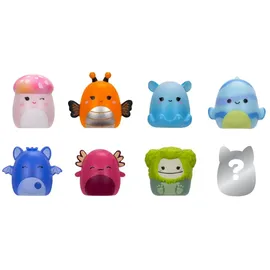 squish-a-longs SQAL0025-8er Pack, Serie 2, Style 2, enthält 8X 2.5 cm Mini-Squish, 2X Zubehör, 1x Ring & 1x Sammlerhandbuch - Sammeln, Tauschen, Spielen