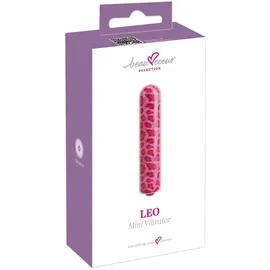 beau coeur - Mini-Vibrator Leo im Pop-Design, pink