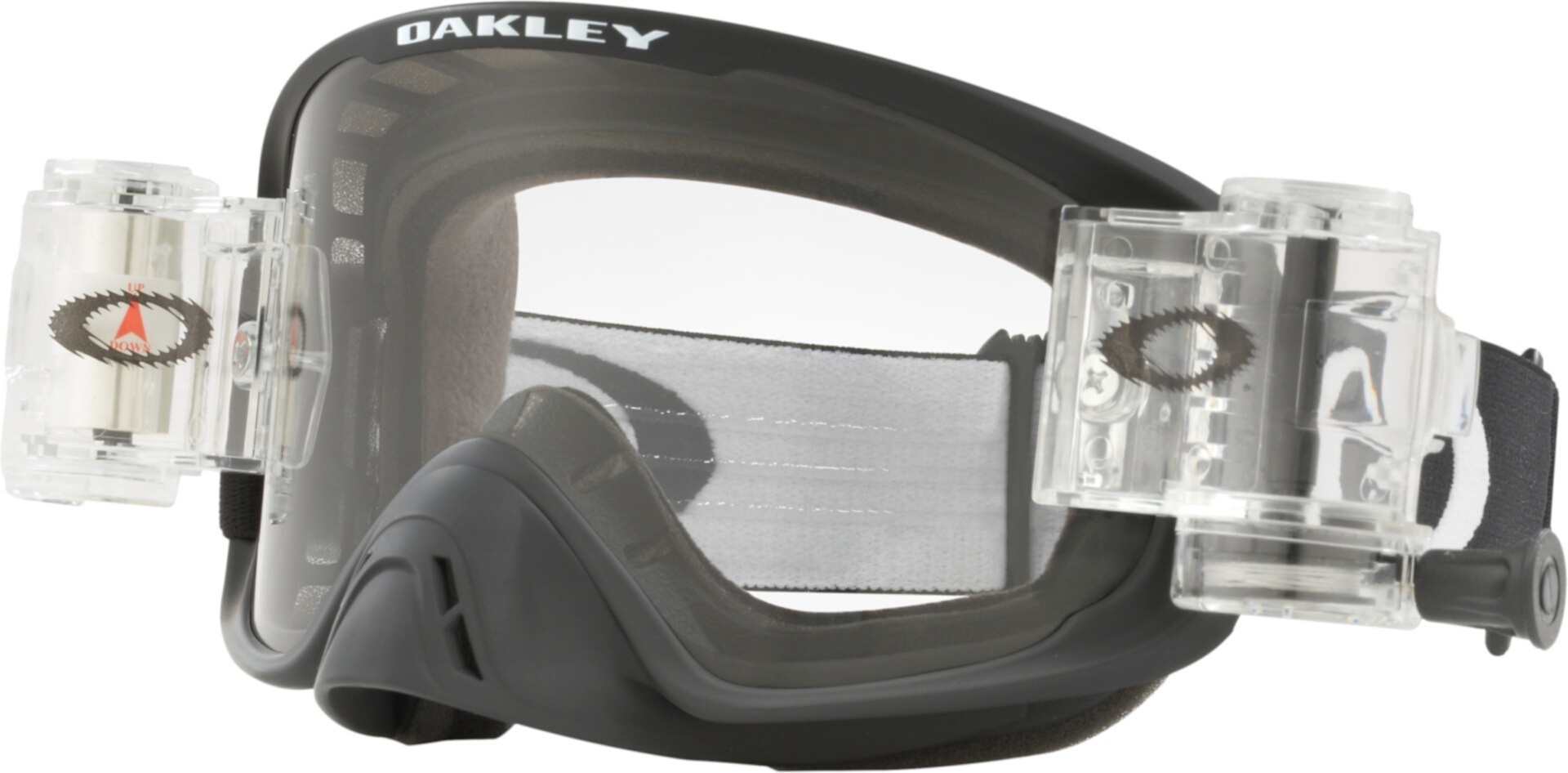 Oakley O-Frame 2.0 Pro Race Ready Matte Roll Off Motocross Bril, zwart, Eén maat