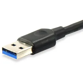Equip 12834107 USB 3.2 Gen 1 A auf C Kabel, M/M, 1,0m, 5Gbps, Schwarz