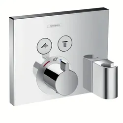 Fertigmontageset Thermostat ShowerSelect mit Umstellung - chrom