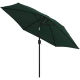 vidaXL Ampelschirm Ø 300 cm Grün