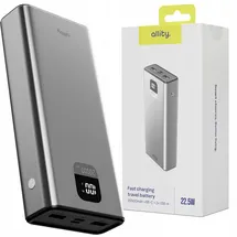allity APB-100 PD QC 22.5W 20000 mAh Quick Charge, USB LiPo USB-C®, USB-A Grau