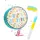 Relaxdays Pinata Set 3-teilig mit Stock und Maske 40 cm x 9 cm x 40 cm Blau/Gelb/Weiß