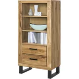 Home Affaire Vitrine 67,5 x 40 x 140 cm Braun