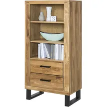 Home Affaire Vitrine 67,5 x 40 x 140 cm Braun