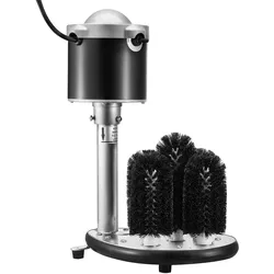 VEVOR Elektrische Glasspüler Gläserspülgerät 600 Tassen/h 5 Bürsten Cafés