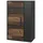 Vicco Bücherregal Berno 50,1 x 78,4 cm Schwarz