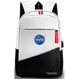 Nasa Bag05 Rucksack Schwarz/Weiß