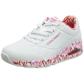SKECHERS Uno - Loving Love white/red&pink 38,5
