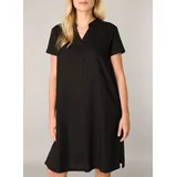 Base Level Tunikakleid Sommerkleid Schwarz 44