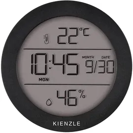 KIENZLE Thermo-Hygrometer rund Schwarz