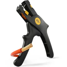 BAURIX BAURIX® Abisolierzange automatisch – Abisolierwerkzeug mit Kabelschneider für Kabel 0,5–6 mm2 – Für Elektroinstallation, Elektriker & DIY – AKURA