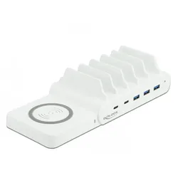 Delock USB and Wireless Charger - Ladestation + AC-Netzteil - 110 Watt - 5 A - P