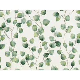 A.S. Création Vliestapete mit Blätterranken 32 cm x 10 m 370441 Grün, Weiß