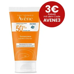 Avène Sonnencreme SPF 50+ + 3 ? sparen* 50 ml Creme