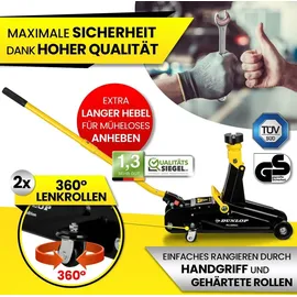 Dunlop Wagenheber Stahl 2t schwarz