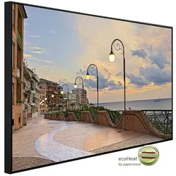papermoon Infrarotheizung »EcoHeat - Meer in Ortona, Abruzzen«, Matt-Effekt - bunt