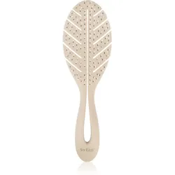So Eco Biodegradable Detangling Leaf Brush kompostierbare Bürste für feuchtes Haar 1 St.