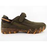 Allrounder by Mephisto Niro Sneaker 94/29, C.Suede/Mesh, Beech/Beech (Schlamm), Klettverschluss Grün, Größe 7.5 - 41 EU