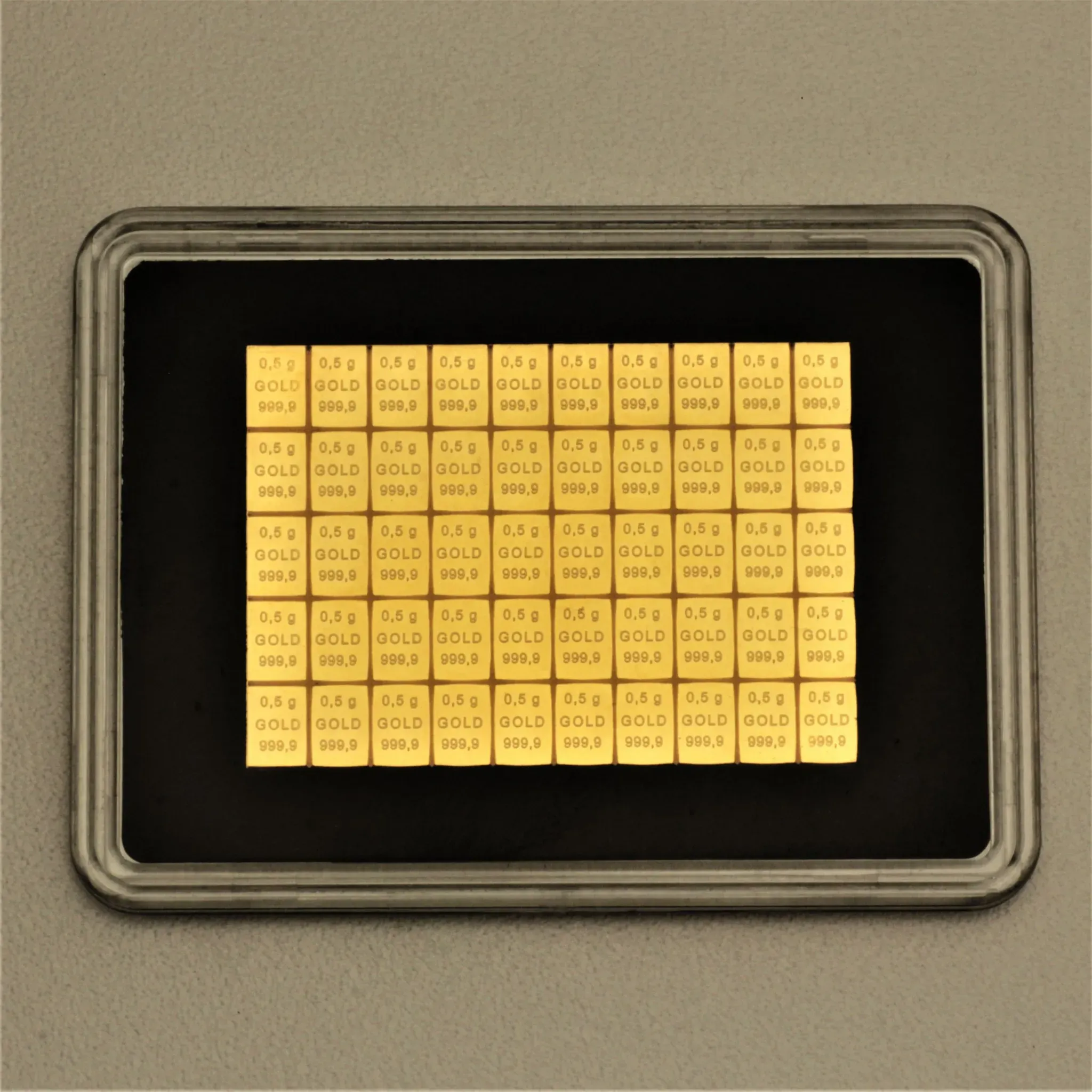 Goldtafel (50x 0,5g Feingold) 