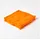 Homescapes Sitzkissen orange 50/50/10 cm – Bodenkissen unifarben