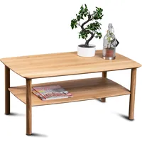 M2 Kollektion Couchtisch Dill 2 Holz Braun Eiche