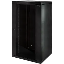 LogiLink Schrank Netzwerkschrank - geeignet für Wandmontage - Schwarz, RAL 9005